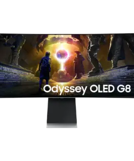Монитор Monitor LED Samsung LS34DG850SUXDU Odyssey G85SD 34" Ultra WQHD Curved 1800R 21:9 (3440x1440) OLED 174Hz 250 cd
