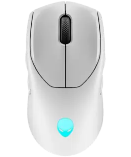 Геймърска мишка Alienware Tri-Mode Wireless Gaming Mouse AW720M (Lunar Light)