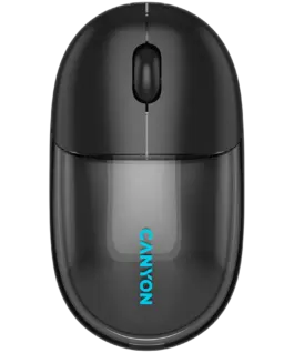 Безжична мишка CANYON mouse OnClick 24 BT/ Wireless Transparent/Black