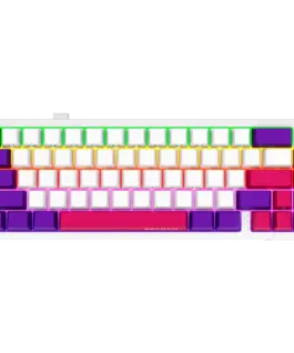 Геймърска клавиатура LORGAR KBP70MW Wireless 65% Mechanical Gaming Keyboard Pro White EN