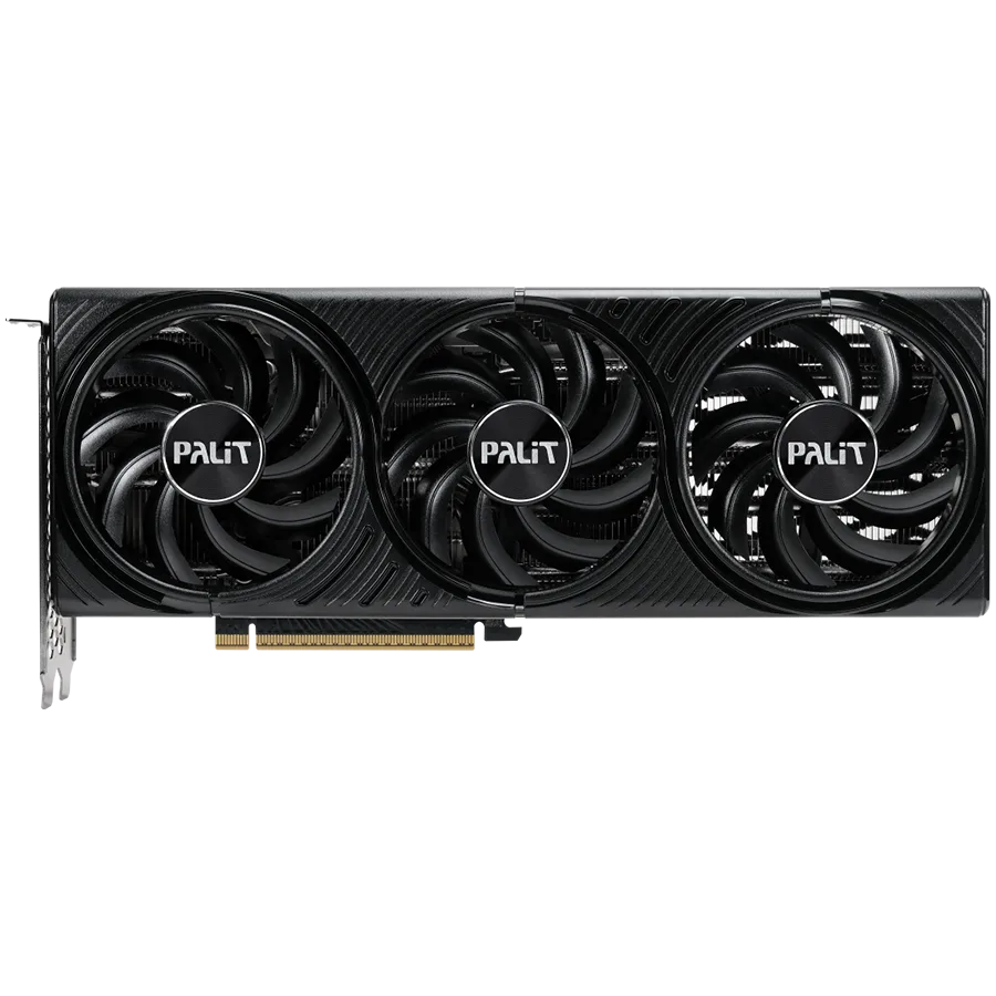 Видео карта PALIT GeForce RTX 5070 Infinity 3 12GB GDDR7 192 bit, 1x HDMI 2.1b, 3x DP 2.1b, 3 Fan, 1x 16-pin pwr connector, 650W, board size 291.9 x 116.6 x 41.3 mm, NE75070019K9-GB2050S - Image 2
