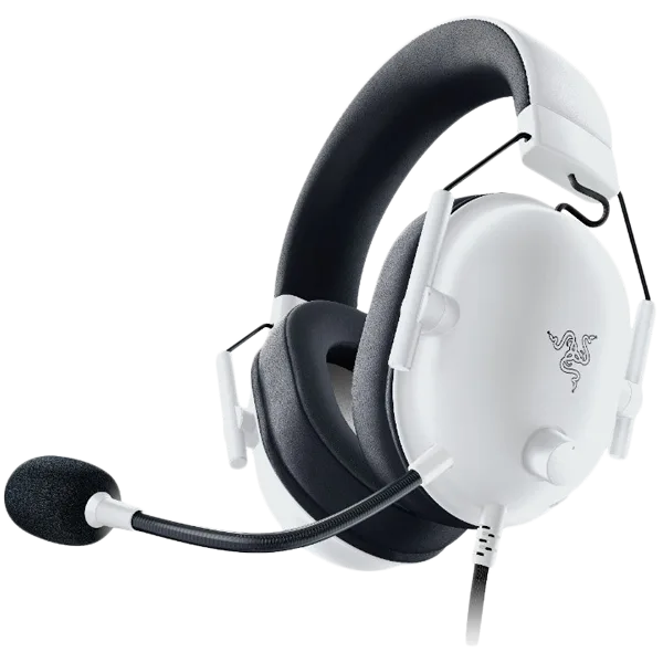 Геймърски слушалки Razer BlackShark V2 X - White, 12 Hz – 28 KHz Frequency Response, 32 Ω (1 kHz) Impedance, Razer TriForce Driver, Breathable memory foam, Advanced passive noise cancellation, Analog 3.5 mm Connection, 100 Hz – 10 kHz Microphone Freq - Image 38