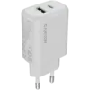 Зарядно за мобилен телефон CANYON charger OnCharge 200 20W 1xPD 1xQC EU