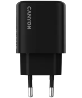 Alternative view of Зарядно за мобилен телефон CANYON charger OnCharge 200 20W 1xPD EU Black