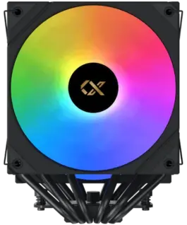 Alternative view of Охладител за процесор Охладител AK6 Dual Digital (Black, ARGB & Digital LED Panel Top Cover, 2PCS ARGB PWM Fan, Intel Backplate, Mini ARGB LED Controller)
