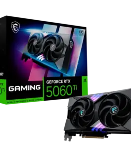Видео карта MSI Video Card NVIDIA GeForce RTX 5060 Ti 16G GAMING OC 16GB GDDR7 128-bit 2662 MHz Boost 4608 CUDA Cores PC