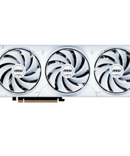 Alternative view of Видео карта MSI Video Card Nvidia GeForce RTX 5080 16G VENTUS 3X OC WHITE, 16GB GDDR7, 256bit, Effective Memory Clock: 30000MHz, Boost: 2640 MHz, 10752 CUDA Cores, PCIe 5.0, 3x DP 2.1b, HDMI 2.1b, RAY TRACING, Triple Fan, 1x16pin, 850W Recommended PS
