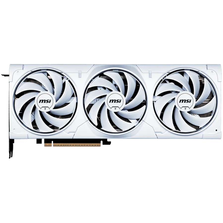 Видео карта MSI Video Card Nvidia GeForce RTX 5080 16G VENTUS 3X OC WHITE, 16GB GDDR7, 256bit, Effective Memory Clock: 30000MHz, Boost: 2640 MHz, 10752 CUDA Cores, PCIe 5.0, 3x DP 2.1b, HDMI 2.1b, RAY TRACING, Triple Fan, 1x16pin, 850W Recommended PS - Image 2