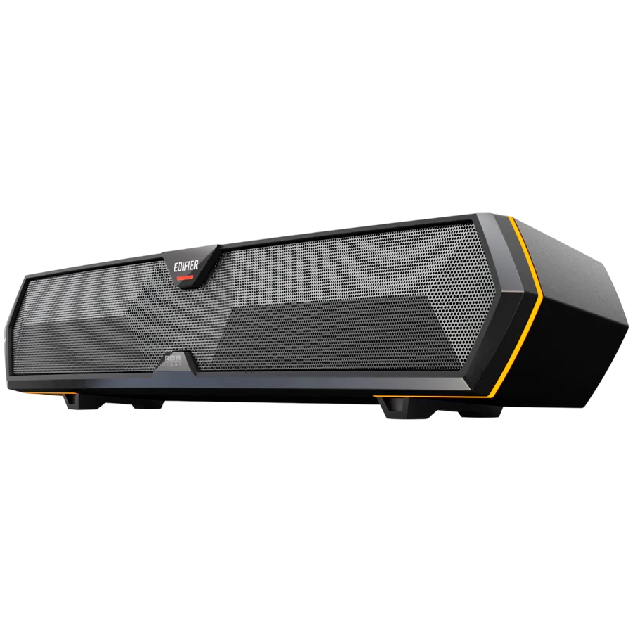 Тонколона Edifier MG300 Soundbar, BT V5.3, USB, AUX, 2x 52mm Drivers, RGB Lighting, 5W (RMS), Black - Image 3