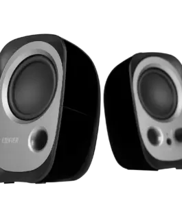 Alternative view of Тонколона Edifier R12U 2.0 Audio System, USB, AUX, 2.25-inch Drivers, 4W (RMS), Volume Control, Black