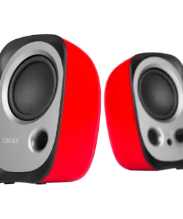 Alternative view of Тонколона Edifier R12U 2.0 Audio System, USB, AUX, 2.25-inch Drivers, 4W (RMS), Volume Control, Red