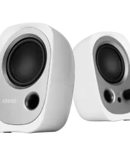 Alternative view of Тонколона Edifier R12U 2.0 Audio System, USB, AUX, 2.25-inch Drivers, 4W (RMS), Volume Control, White
