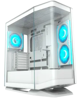 Alternative view of Кутия за компютър COUGAR FV270 RGB PC Case, Mid tower, White