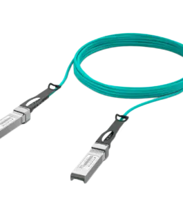 Mрежов кабел Ubiquiti UACC-AOC-SFP10-5M 10G Long-Range Direct Attach Cable Supported data rates: 10 / 1 Gbps Compatible