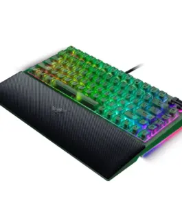 Геймърска клавиатура Razer BlackWidow V4 75% Phantom Green Edition