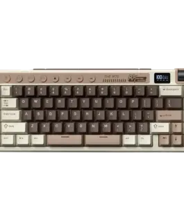 Геймърска клавиатура ROYAL KLUDGE RK M70 Mocha Grey Gaming Keyboard Cream switch