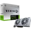 Видео карта MSI Video Card Nvidia GeForce RTX 5070 12G VENTUS 2X OC WHITE 12GB GDDR7 192bit Effective Memory Clock: 2800