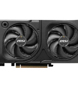 Alternative view of Видео карта MSI Video Card NVIDIA GeForce RTX 5060 Ti 16G SHADOW 2X OC PLUS, 16GB GDDR7, 128-bit, 2602 MHz Boost, 4608 CUDA Cores, PCIe 5.0 (x8), 3x DP 2.1b, HDMI 2.1b, RAY TRACING, Dual Fan, 180W TDP, 8-pin PCIe Power, G-SYNC, 2-Slot, 3Y