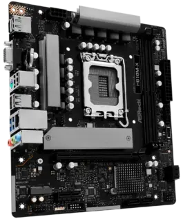 Alternative view of Дънна платка ASROCK H810M-X mATX LGA1851 DDR5