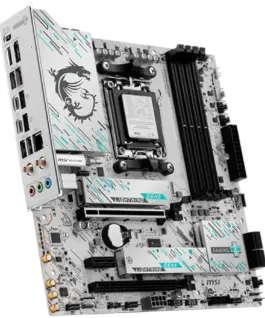 Дънна платка MSI B850M GAMING PLUS WIFI mATX Socket AM5 4x DDR5 Dual Channel DDR5 up to 8200(OC)MHz 2x PCIe x16 slot 2x