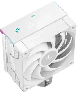 Alternative view of Охладител за процесор Охладител DeepCool AK400 DIGITAL PRO WH, CPU Air Cooler, 1x120mm FT12 SE PWM Fan, Digital Display, ARGB, Core Touch Technology 2.0, 4 Heatpipes, White, LGA1851/1700/1200/115x, AMD AM5/AM4, 126x97x159 mm(LxWxH), 3Y, R-AK400-WHAPM