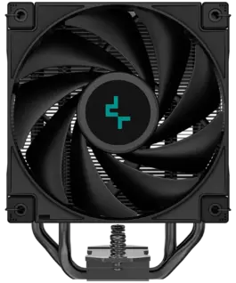 Alternative view of Охладител за процесор Охладител DeepCool AK400 Zero Dark, CPU Air Cooler, 1x120mm PWM Fan, TDP 220W, 4 Heatpipes, LGA1851/1700/1200/115x, AMD AM5/AM4, 127x97x155 mm(LxWxH), R-AK400-BKNNMN-G-2, 3Y