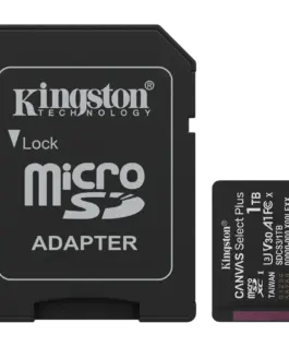 Карта памет Kingston 1TB microSDXC Canvas Select Plus Gen3 150MB/s A1 Card + Adapter