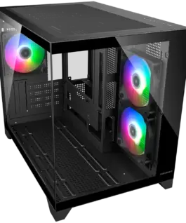 Alternative view of Кутия за компютър COUGAR FV150 Mini RGB PC Case, Mid tower, Black