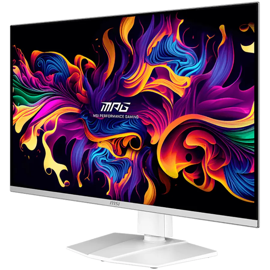 Монитор MSI MPG 321URXW QD-OLED Gaming Monitor, 31.5" 240Hz, UHD (3840x2160) 16:9, QD-OLED, 0.03ms, 250nits, 1500000:1, 178/178, G-Sync Compatible, Adjustable Stand, 1x DP, 2x HDMI, 1x Type-C, 1x Headphone out, USB Hub, White, 3Y Warranty - Image 2