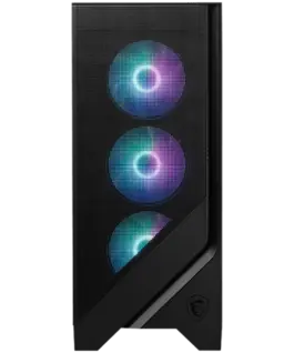Кутия за компютър MSI MAG FORGE 320R AIRFLOW Mid-Tower ATX/M-ATX/ITX 2x USB 3.2 1x Audio/Mic LED Button ARGB Hub 4x 120m