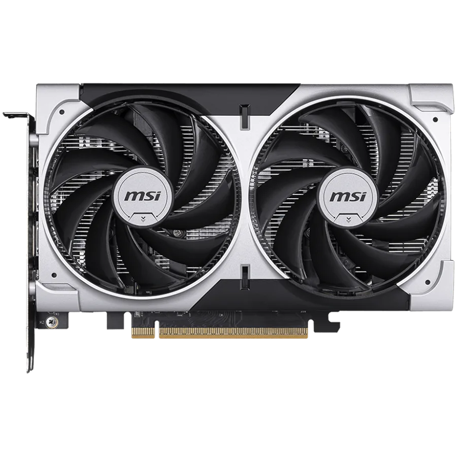 Видео карта MSI Video Card NVIDIA GeForce RTX 5050 8G VENTUS 2X OC, 8GB GDDR6, 128-bit, 2602 MHz Boost, 2560 CUDA Cores, PCIe 5.0 (x8), 3x DP 2.1b, HDMI 2.1b, RAY TRACING, Dual Fan, 130W TDP, 8-pin PCIe Power, G-SYNC, 2-Slot, 3Y - Image 2
