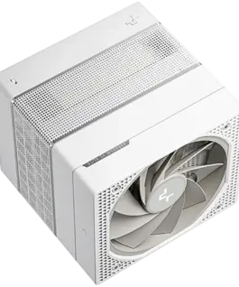 Alternative view of Охладител за процесор Охладител DeepCool ASSASSIN VC ELITE WH, CPU Air Cooler, 1x120mm + 1x140mm FDB Fans, Fan Speed Switch, Vapor Chamber, 7 Heatpipes, White, LGA20xx/1851/1700/1200/115x, AMD AM5/AM4, 144x147x164 mm(LxWxH), R-ASN4-WHNVNN-GJD, 6Y