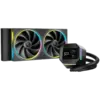 Охладител за процесор Охладител DeepCool LM240 240mm CPU Liquid Cooler 2.4" LCD screen 2x120mm FL12 SE ARGB PWM Fans Flu