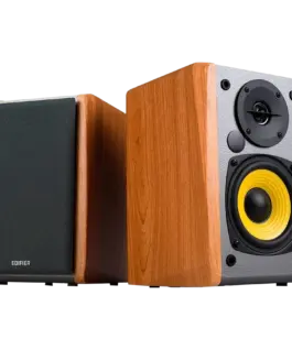 Alternative view of Тонколона Edifier R1010BT Bookshelf Speakers, Bluetooth V5.1, Dual RCA Inputs, 4-inch Mid-Bass Drivers 0.5-inch Tweeters, 24 W RMS, Brown