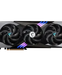 Alternative view of Видео карта MSI Video Card Nvidia GeForce RTX 5080 16G GAMING TRIO OC, 16GB GDDR7, 256bit, Effective Memory Clock: 30000MHz, Boost: 2617 MHz, 10752 CUDA Cores, PCIe 5.0, 3x DP 2.1a, HDMI 2.1b, RAY TRACING, Triple Fan, 1x16pin, 850W Recommended PSU, 3