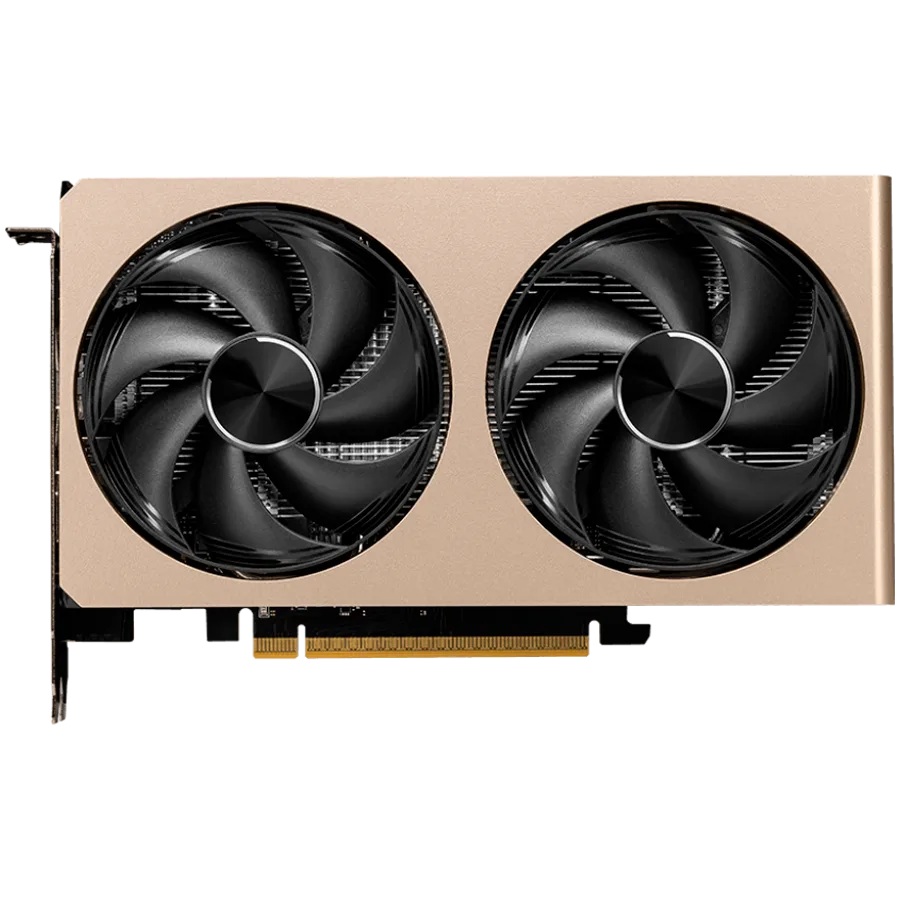 Видео карта MSI Video Card NVIDIA GeForce RTX 5060 8G INSPIRE 2X OC, 8GB GDDR7, 128-bit, 2535 MHz Boost, 3840 CUDA Cores, PCIe 5.0 (x8), 3x DP 2.1b, HDMI 2.1b, RAY TRACING, Dual Fan, 145W TDP, 8-pin PCIe Power, G-SYNC, 2-Slot, 3Y - Image 2