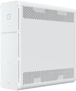 Alternative view of UPS Ubiquiti UPS-Tower-EU UniFi managed 1kVA uninterruptible power supply with 5 surge-only outlets and 5 software-resettable surge and backup devices