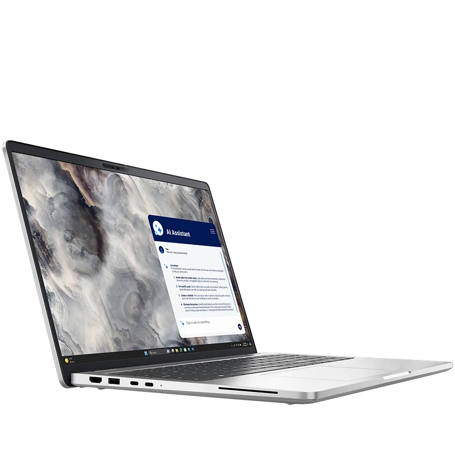 Лаптоп Dell Pro 16 Plus (PB16250), Intel Core Ultra 5 235U vPro(C12, T14, 12MB, up to 4.9GHz), 16.0"FHD+(1920x1200) NoTouch, 16GB(1x16GB) DDR5, 512GB M.2 SSD, Integrated Graphics, WiFi+BT, IR Cam+Mic, BG Backlit KBD, Ubuntu, 3Y Basic Onsite - Image 2