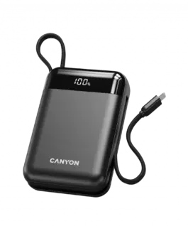 Външна батерия CANYON power bank OnPower 204 20000mah Black