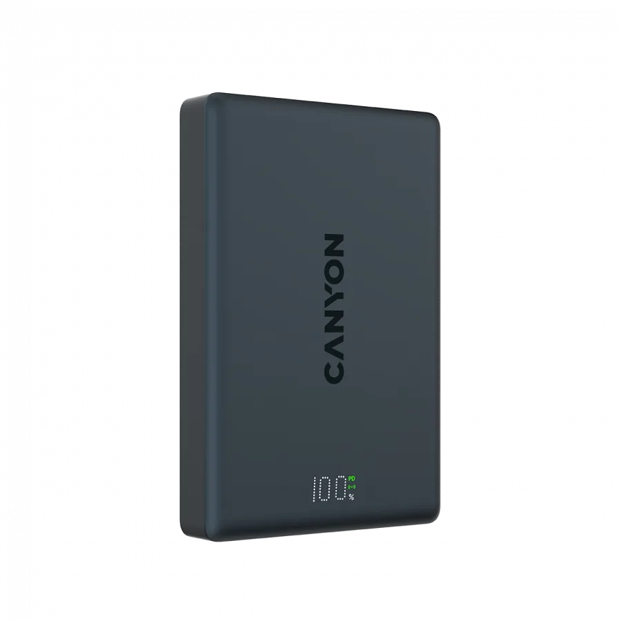 Външна батерия CANYON magnetic power bank OnPower 511 PD20W 10000mAh Aluminium Interstellar