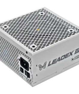 Захранване за компютър Super Flower Leadex III Gold 1000W ATX 3.1 80 Plus Gold Fully Modular Flat White Cables 140mm Fan