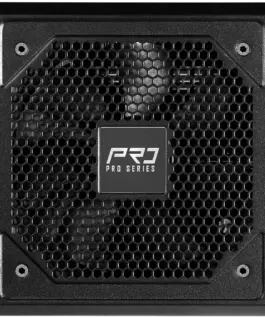 Alternative view of Захранване за компютър Asrock PRO-750B, 750W, 80 Plus BRONZE, Non Modular PSU, 1x EPS 12V CPU(4+4pin), 2x PCIe (6+2pin), 2x 4-pin connectors, 4x SATA, OCP, SCP, OVP, UVP, OTP, OPP protections, 120 mm Fan, ATX 3.1, 3Y warranty