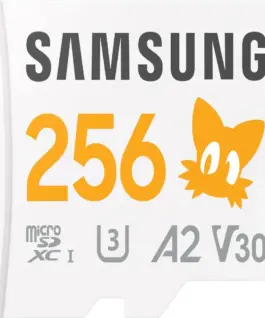Alternative view of Карта памет Samsung SONIC PRO PLUS, microSDXC, UHS-I, 256GB, Адаптер