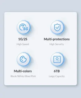 Orico кутия за диск Storage – Case – 2.5 inch USB3.0 BLUE –
