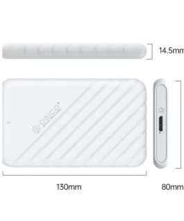 Alternative view of Orico кутия за диск Storage - Case - 2.5 inch USB3.0 WHITE - 25PW1-U3-WH