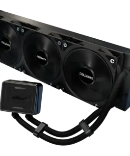 Alternative view of Охладител за процесор Охладител Asrock Challenger Pure 360, AiO liquid cooler, 360 mm radiator, AM5, AM4, LGA1851, LGA1700, 90-ACLA36-BDKGA6, 6Y