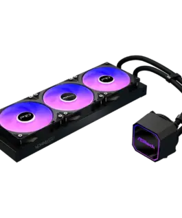 Alternative view of Охладител за процесор Охладител Asrock Pro 360 ARGB, AiO liquid cooler, 360 mm radiator, AM5, AM4, LGA1851, LGA1700, 90-APRA36-BAAGA6, Black, 6Y