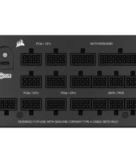 Alternative view of Захранване за компютър CORSAIR HX1200i, 1200 Watt, ATX 3.1, PCIe 5.1, 80 PLUS Platinum, Fully Modular
