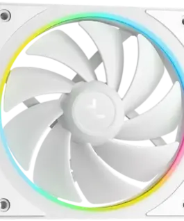 Alternative view of Охладител за процесор Охладител DeepCool LM240 WH, 240mm CPU Liquid Cooler, 2.4" LCD screen, 2x120mm FL12 SE ARGB PWM Fans, Fluid Dynamic Bearing, White, Intel LGA1851/1700/1200/1151/1150/1155, AMD AM5/AM4, R-LM240-WHDMMC-1, 3Y