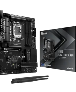 Дънна платка ASROCK MB Desktop B860 Challenger Wi-fi S.1851 4x DDR5 1x PCIe 5.0 x16 1x PCIe 4.0 x4 1x Blazing M.2 2x Hyp